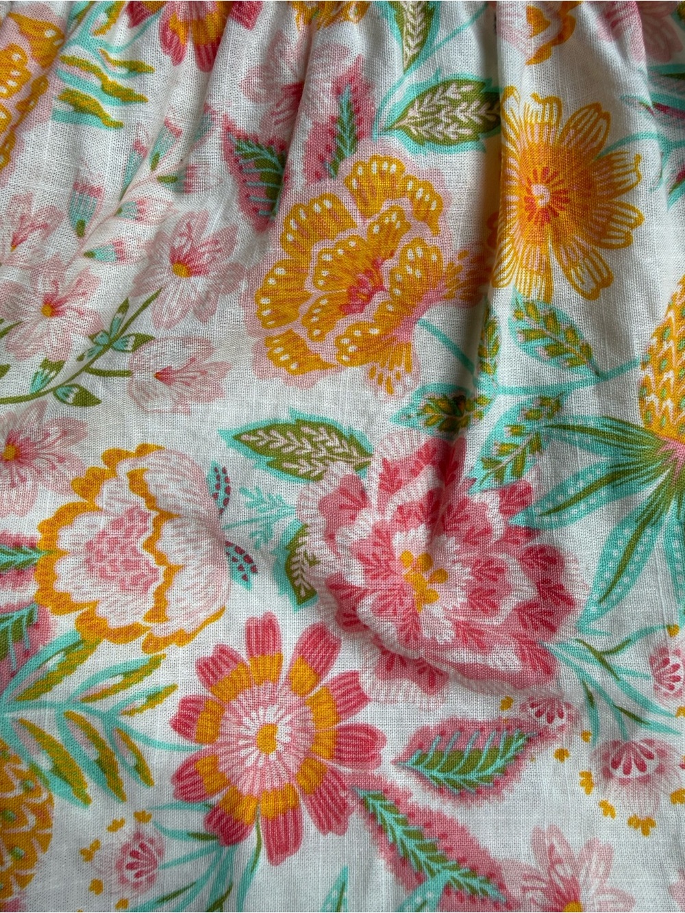 Rachel Zoe Tropical Pineapple Floral Embroidered Tiered Maxi Dress | Size 6 - Picture 8 of 10